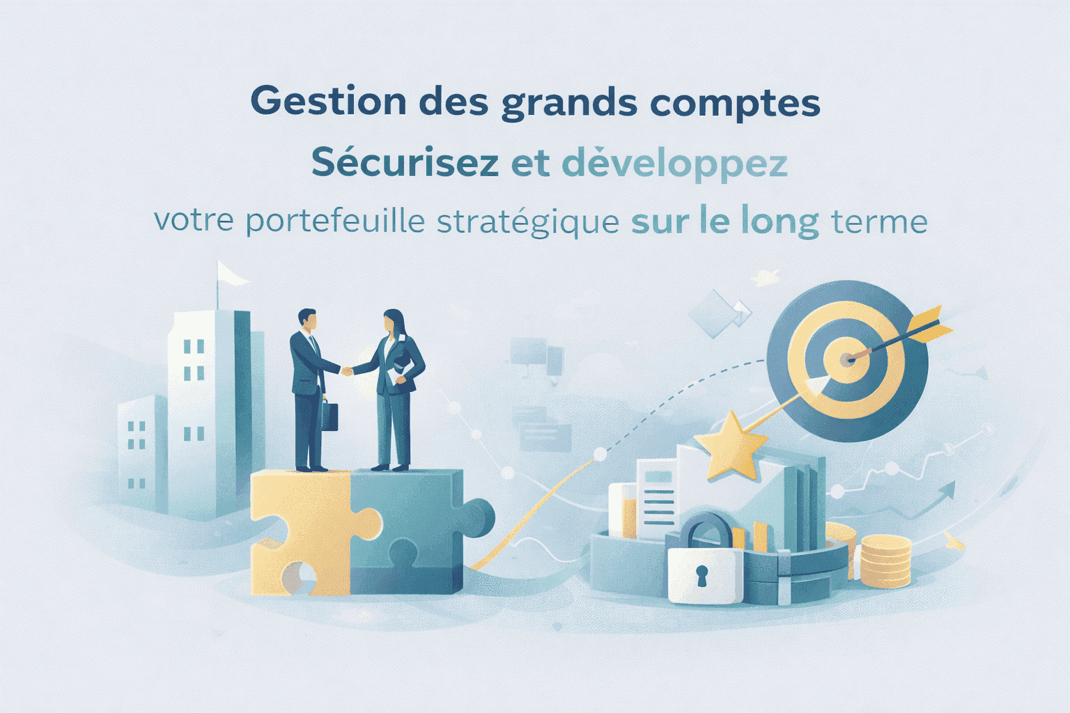 Gestion des grands comptes : sécurisez et développez votre portefeuille stratégique sur le long term