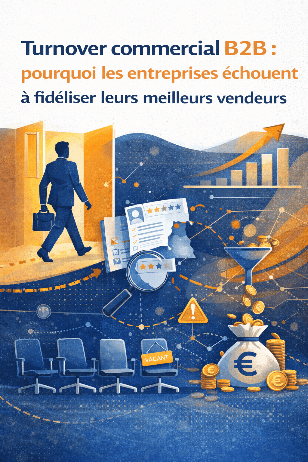 Turnover commercial B2B : pourquoi les entreprises échouent à fidéliser leurs meilleurs vendeurs