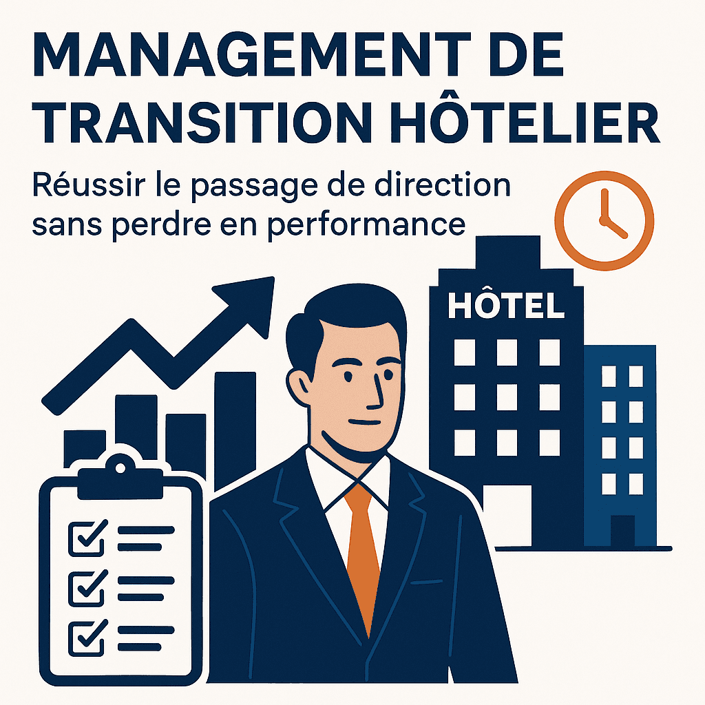 Management de transition hôtelier : réussir le passage de direction sans perdre en performance