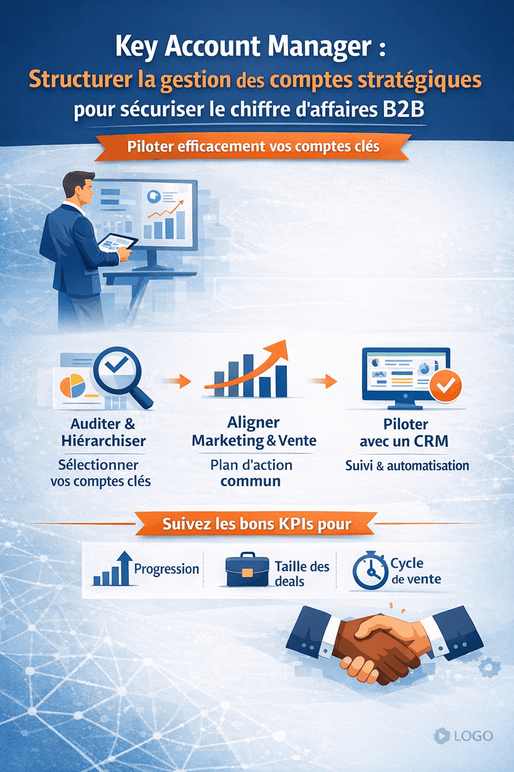 Key Account Management : structurer la gestion des comptes stratégiques pour sécuriser le chiffre d’